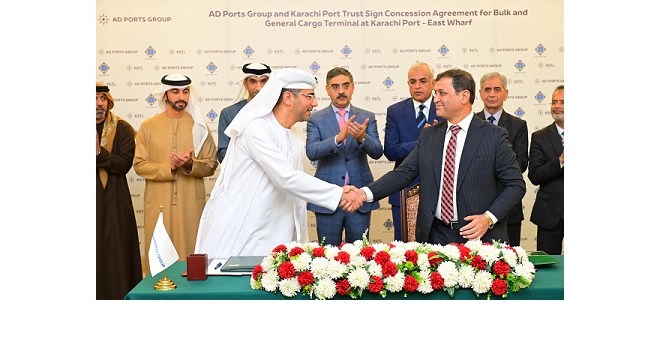 AD Ports Group and Karachi Port Trust Extend   Cooperation through 25-Year Concession Agreement