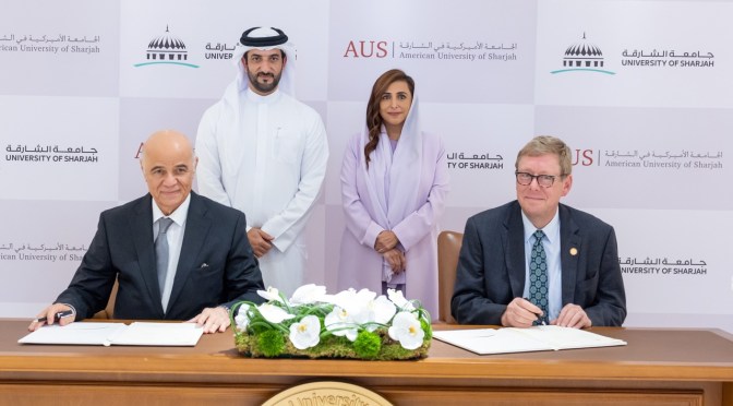 MoU signing between UoS and AUS to enhance strategic partnerships