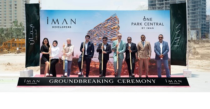 IMAN developers breaks ground on AED 700m One Park Central in Jumeirah Village Circle