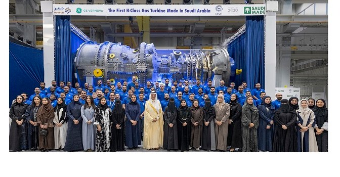 GE Vernova rolls out first H-Class gas turbine completed at Saudi Arabia GESAT facility