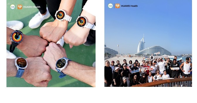 Huawei Celebrates the Spirit of Dubai Fitness Challenge with HUAWEI Health Run