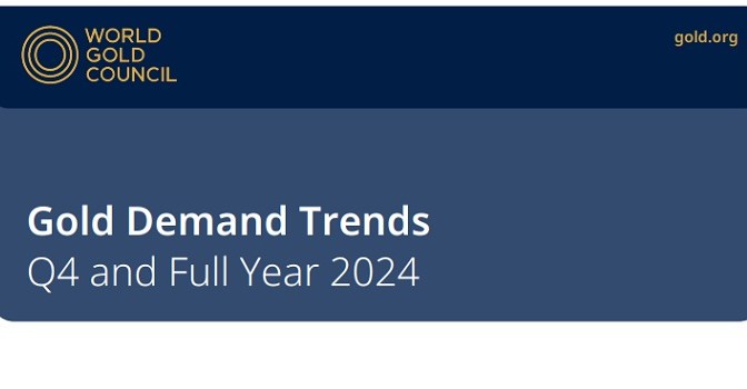 Global gold demand hits new high as prices soar in 2024