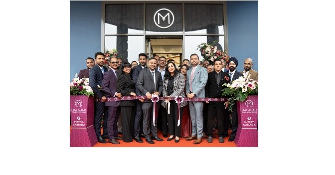 Malabar Gold & Diamonds Unveils 2nd Showroom in Canada at Vancouver; Strengthens Retail Presence in North America