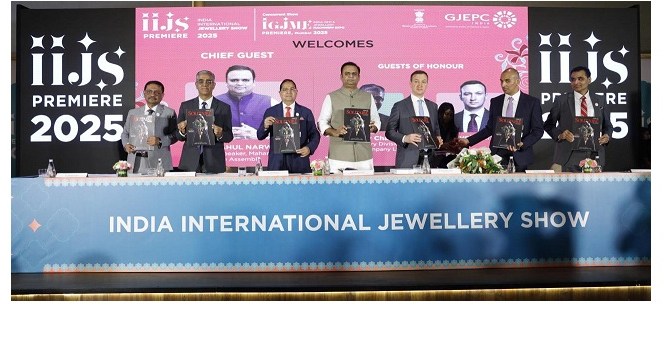 Chief Guest Shri Rahul Narwekar Hon’ble Speaker, Maharashtra Legislative Assembly inaugurates IIJS Premiere 2025 at JWCC