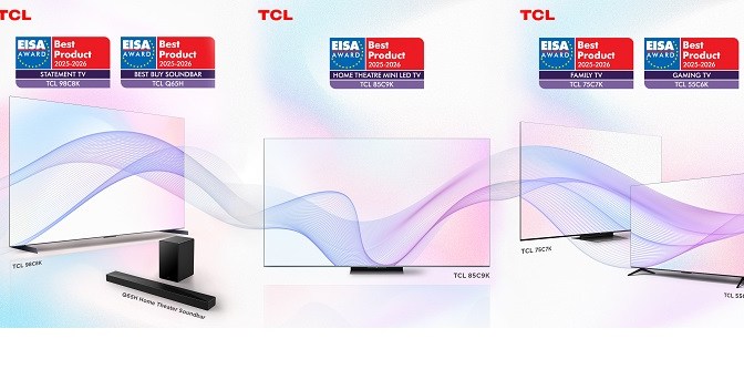 TCL Dominates with Five EISA Awards, Redefining Excellence in Large-Screen & QD-Mini LED Tech