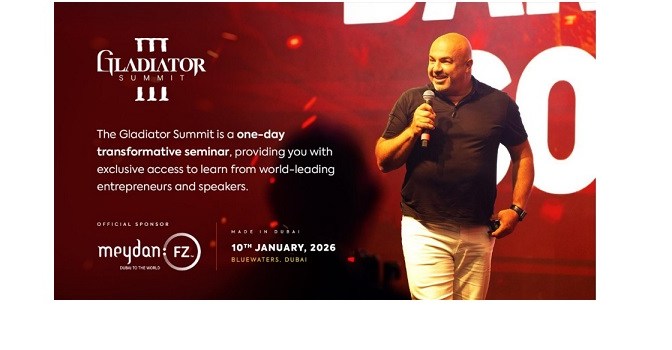 Gladiator Summit III, January 10 2026: Dubai’s ARENA for Vision, Leadership, and Transformation
