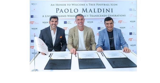 LEGEND OF THE GAME PAOLO MALDINI PLACES HIS TRUST IN RRS INTERNATIONAL DEVELOPMENT