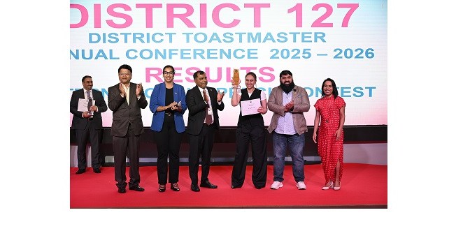 Toastmasters District 127’s Rising Star: Wala Tolba at Globals